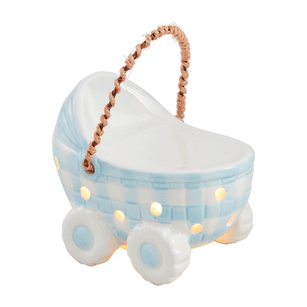 Blue Baby Carriage Light Up Sitter