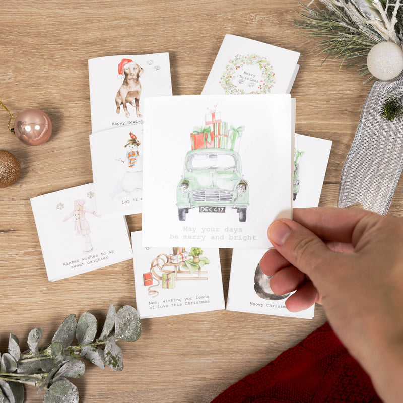 Merry and Bright - Earring & Card Set