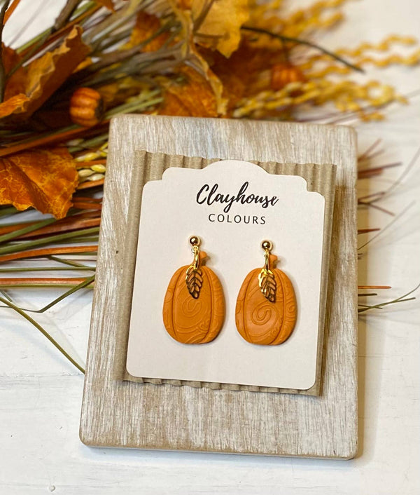 Tall Pumpkin Dangles: Pumpkin