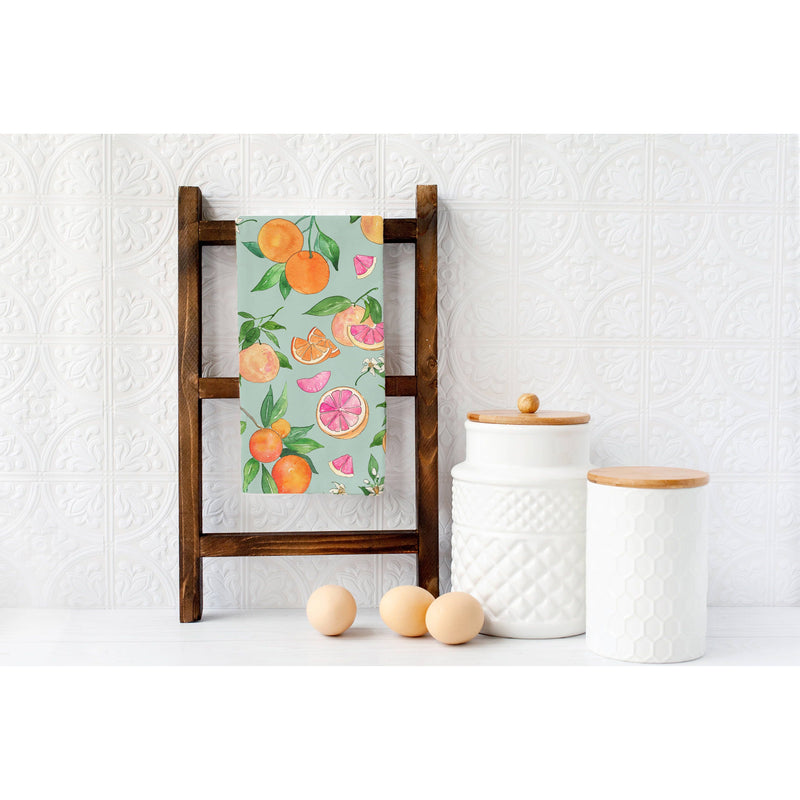 Grapefruit & Oranges Tea Towel