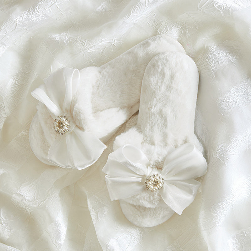 Slippers - White Crystal