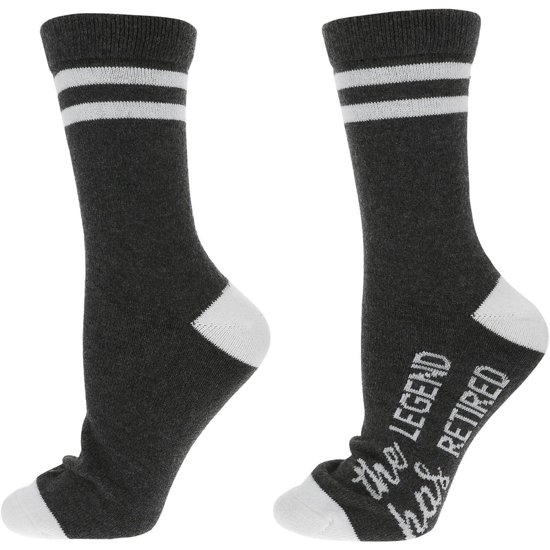 The Legend - M/L Crew Socks: S/M