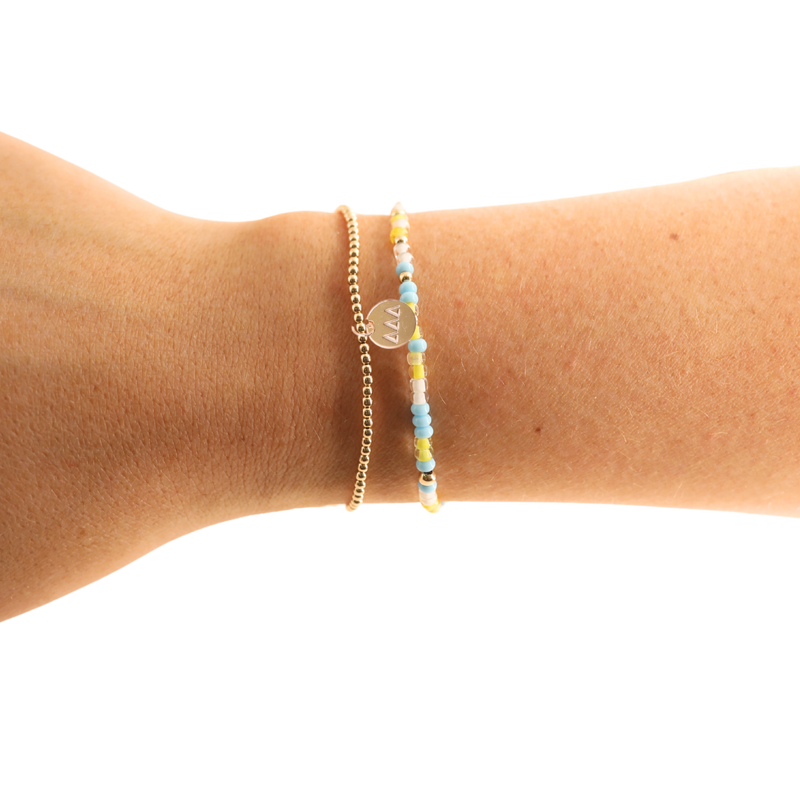 Tri Delta Sprinkle Bracelet: Petite 6.25 inch