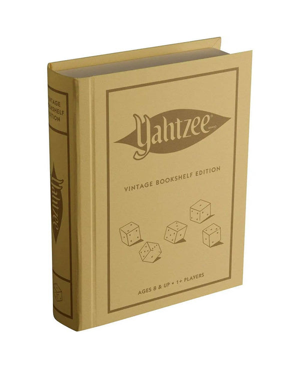 WS Game Company Yahtzee Vintage Bookshelf Edition