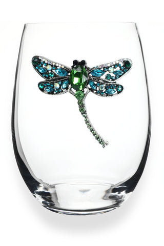 The Queens' Jewels Dragonfly Wine Glass - Thumbnail 2