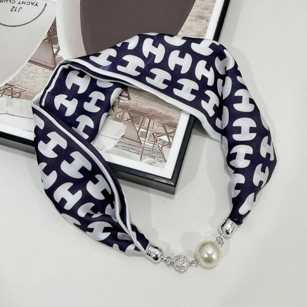 Magnetic Silk Scarf Necklace
