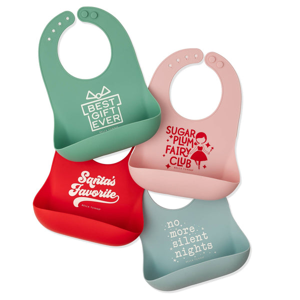 Santas Favorite Wonder Bib: Red