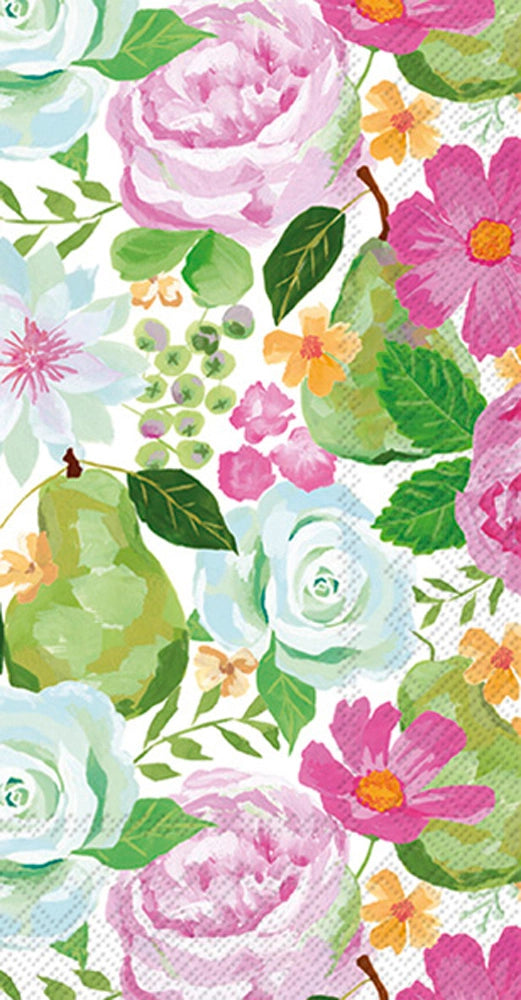 Flowers and Pears Guest Napkins