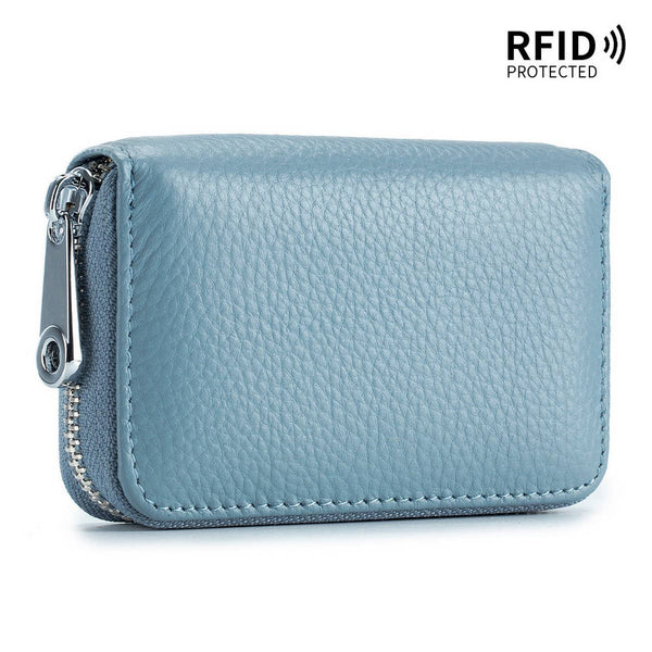 Anti-Theft Card Case - Light Blue