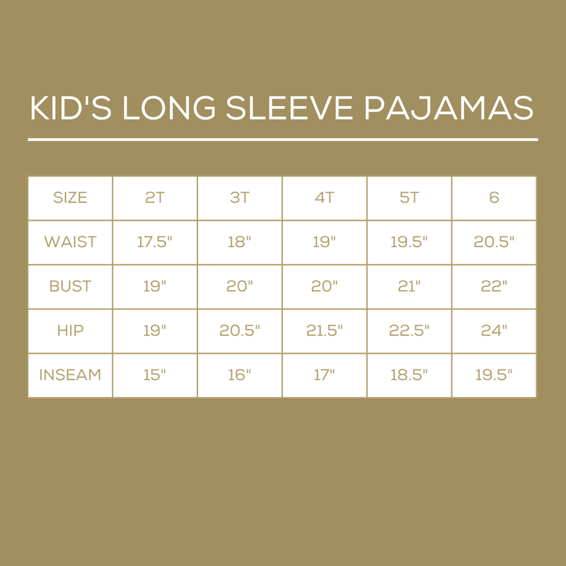 Kid's Nutcracker March Long Sleeve Pajamas 4T