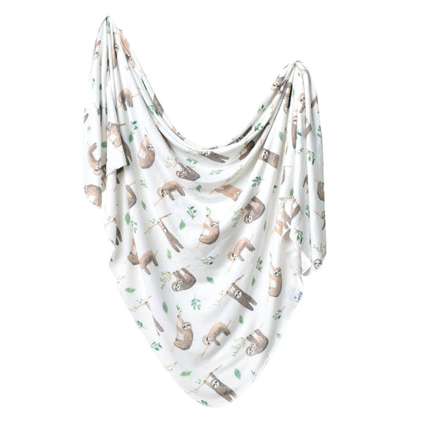 Noah Knit Swaddle Blanket