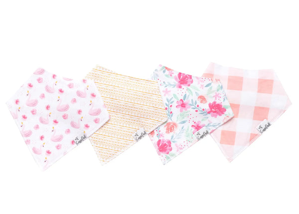 June Baby Bandana Bib Set (4-Pack)