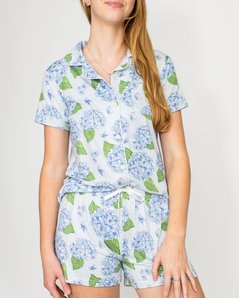 Hydrangea Sleep Shorts