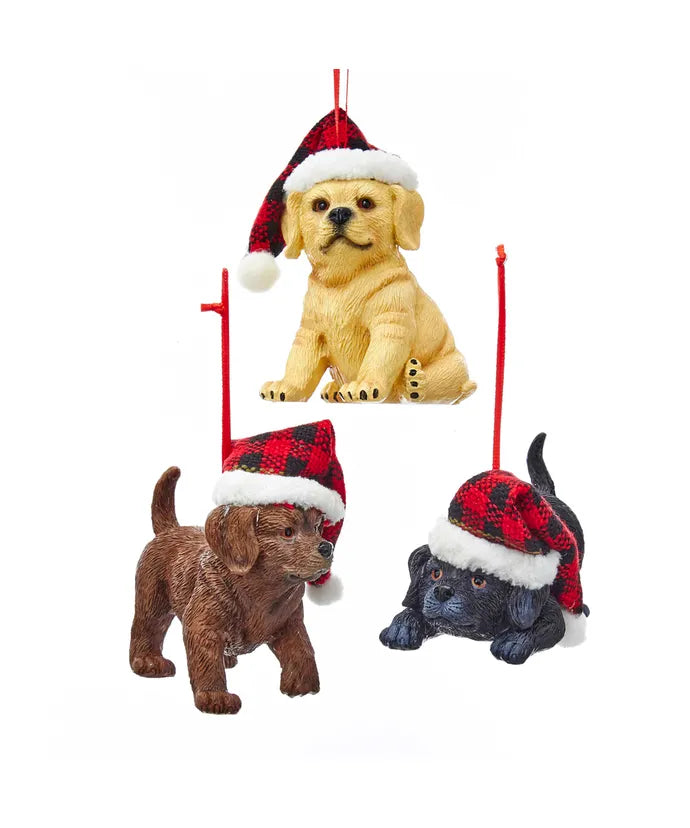 3.5" Lodge Resin Puppy Ornament - Thumbnail 2