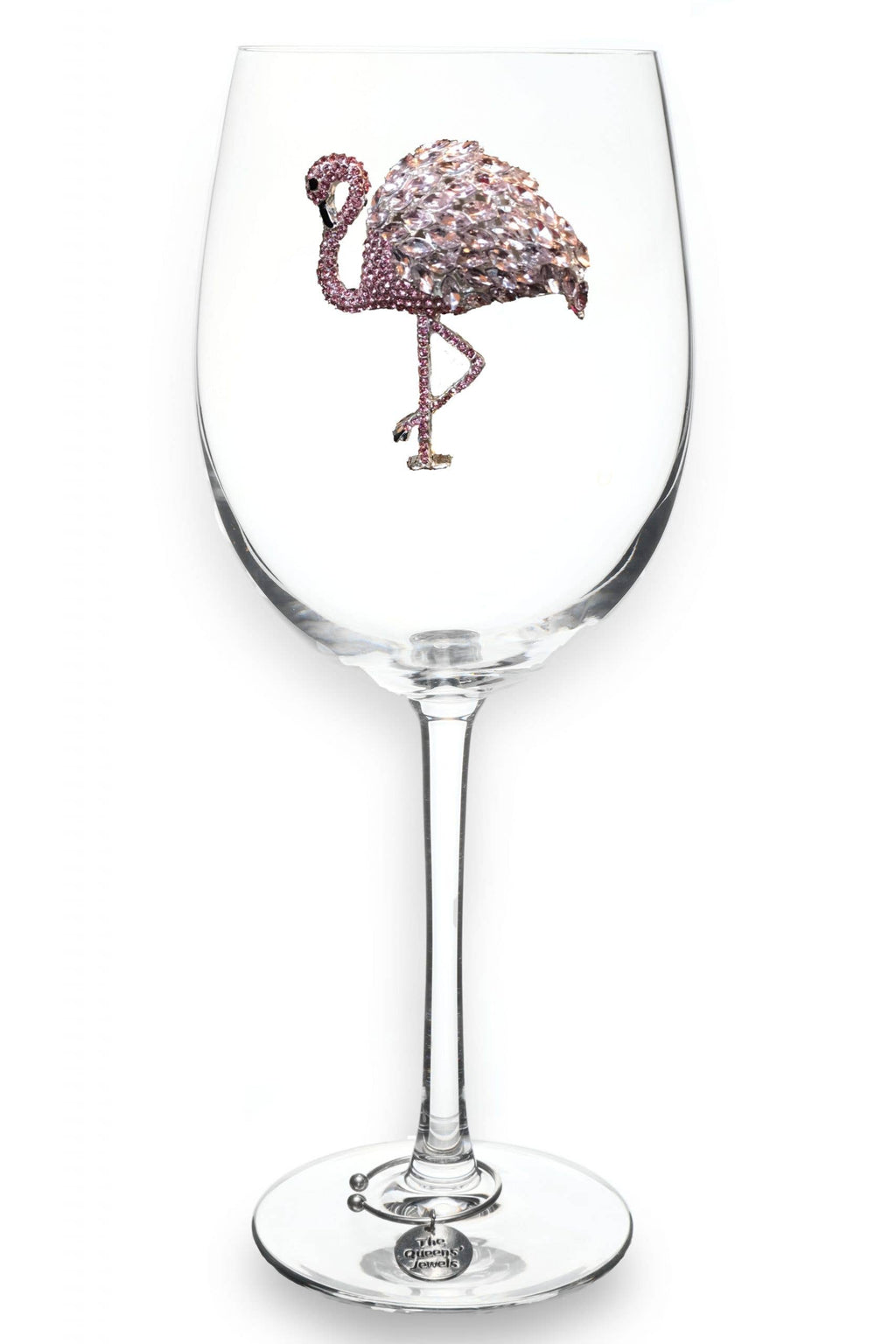 The Queens' Jewels Flamingo Wine Glass
