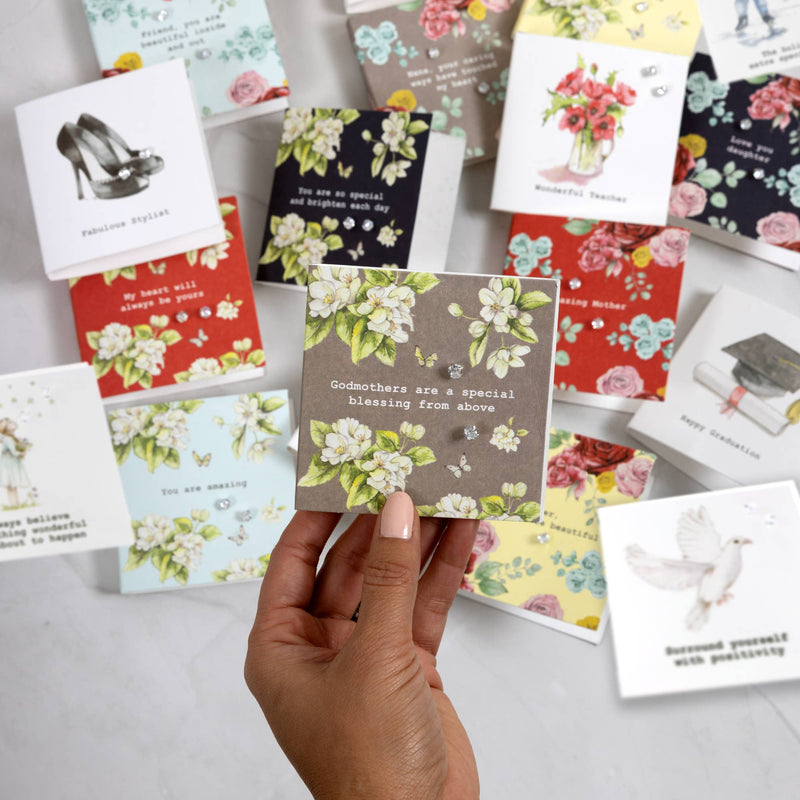 Godmothers - Earring & Card Set