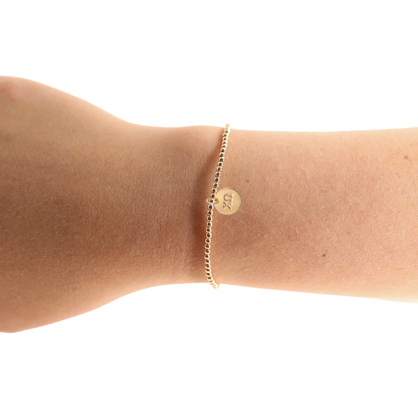 Chi Omega Charm Bracelet: Petite 6.25 inch