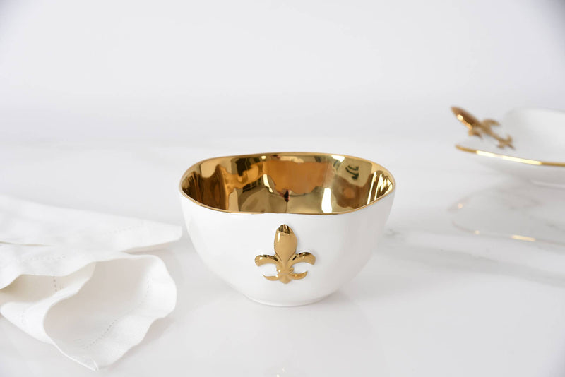 Small Bowl with Fleur-De-LIs