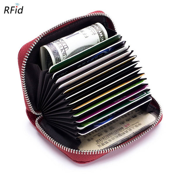 Anti-Theft Card Case - Black