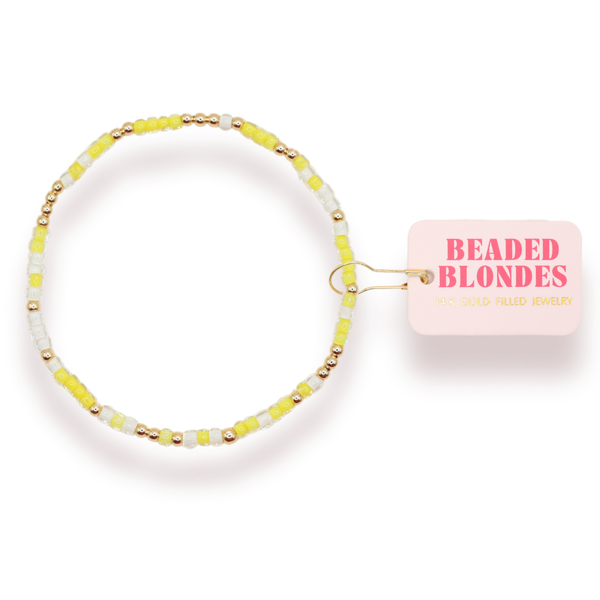 Kappa Alpha Theta Sprinkle Bracelet: Petite 6.25 inch