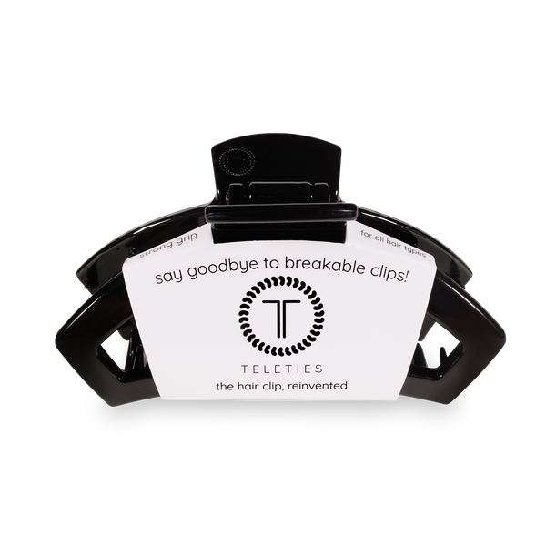 Open Hair Clip | Small | Jet Black