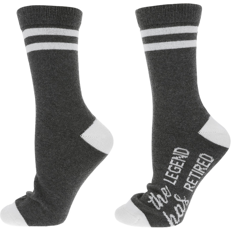 The Legend - M/L Crew Socks: S/M