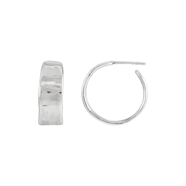 Silpada 'Playful' Sterling Silver Hoop Earrings