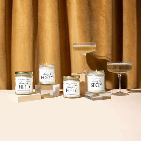 Cheers to Sixty 9 oz Soy Candle