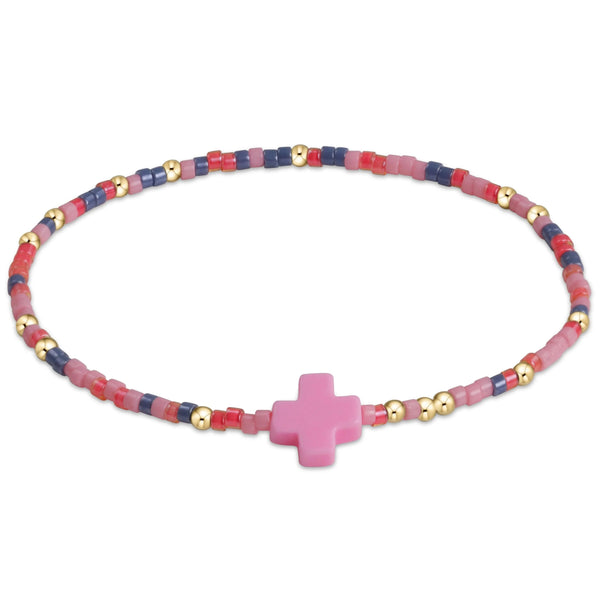 Egirl Hope Unwritten Signature Cross Bracelet - You're Gum Believable