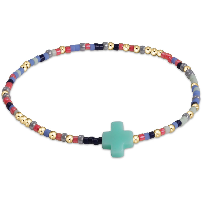 Egirl Hope Unwritten Signature Cross Bracelet - Don't Be Crabby