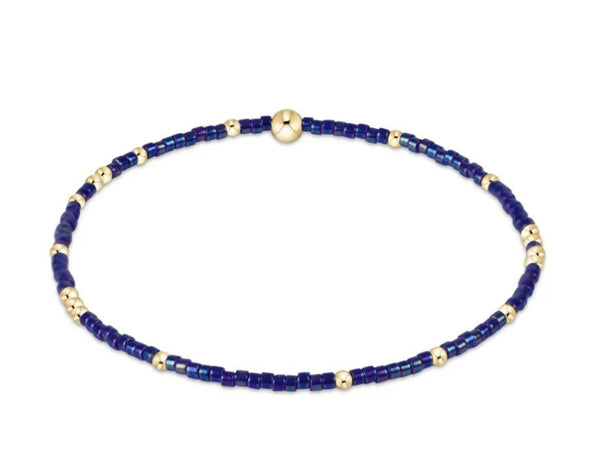 Hope Unwritten Bracelet - Blue Metallic