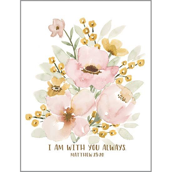 With Scripture Thinking of You Card - With You Always