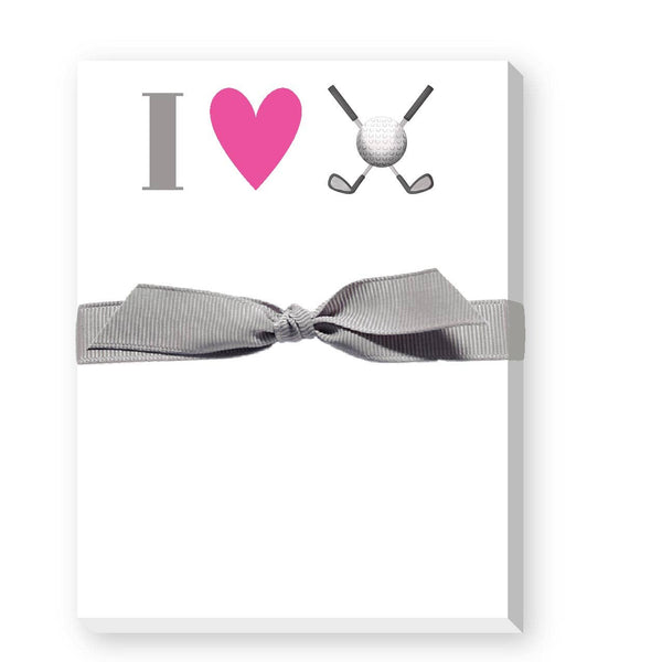 I LOVE GOLF MINI NOTEPADS
