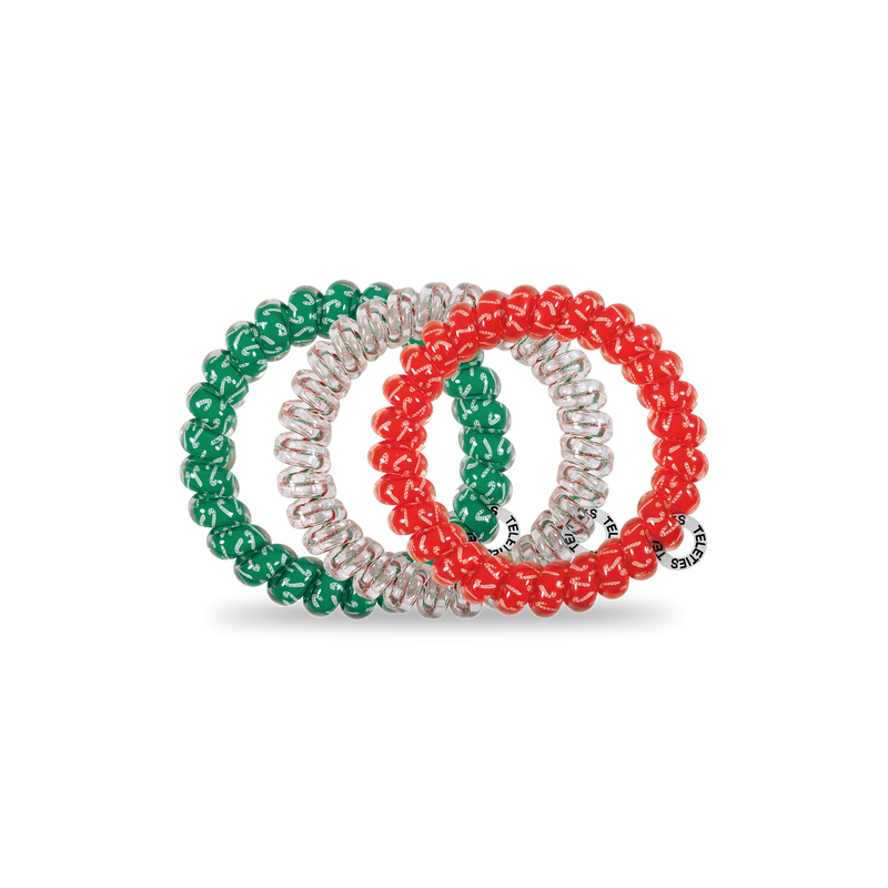 Spiral Hair Coils | Large | Hooked on Christmas Hair Ties