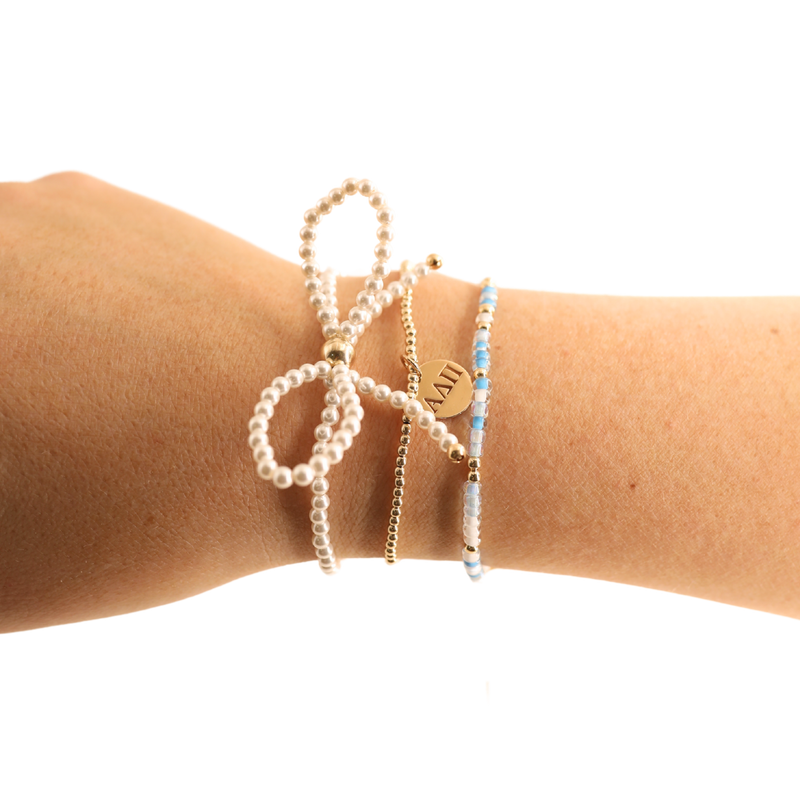 Alpha Delta Pi Charm Bracelet: Petite 6.25 inch