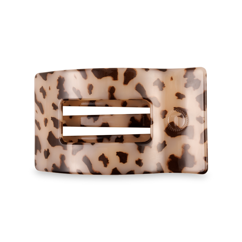 Flat Rectangle Hair Clip | Medium | Blonde Tortoise