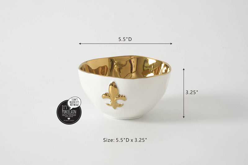 Small Bowl with Fleur-De-LIs