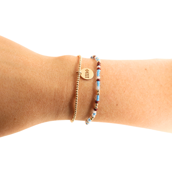 Pi Beta Phi Charm Bracelet: Petite 6.25 inch