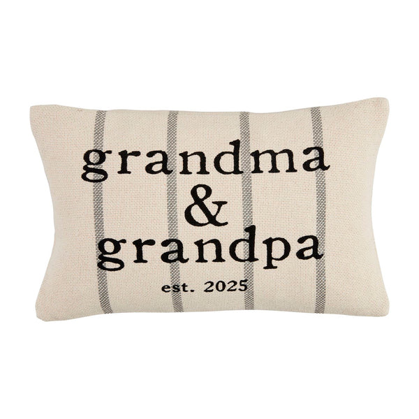 Grandma & Grandpa Est. 2025 Pillow