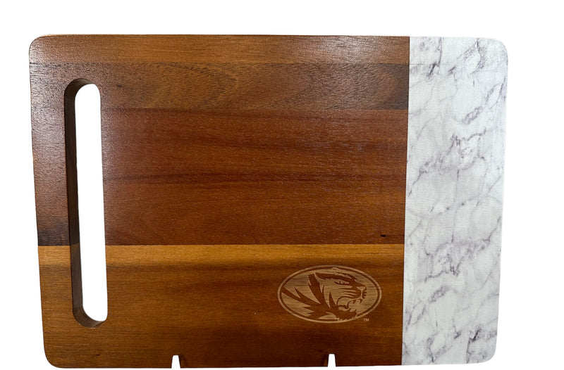 Missouri Acacia Cutting Board with Faux Marble