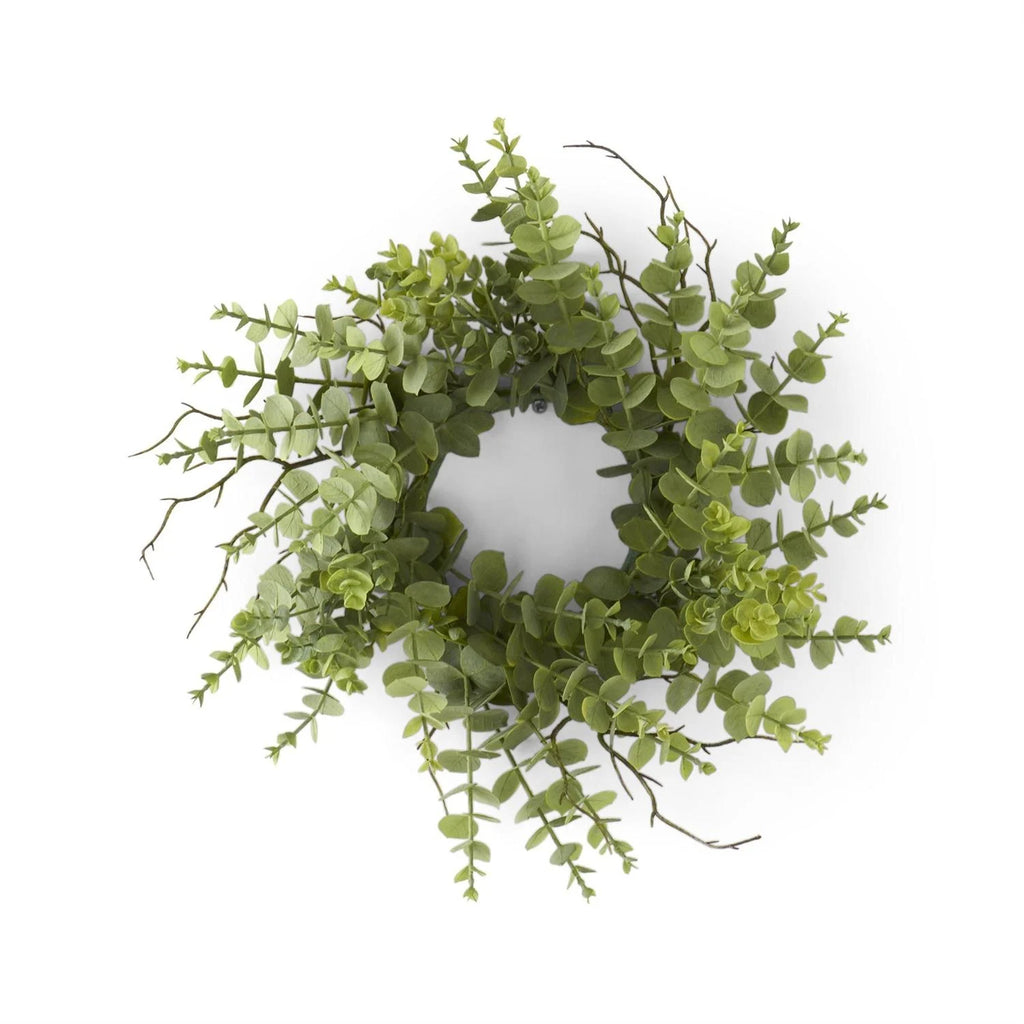 K&K Interiors Eucalyptus & Twig Candle Ring
