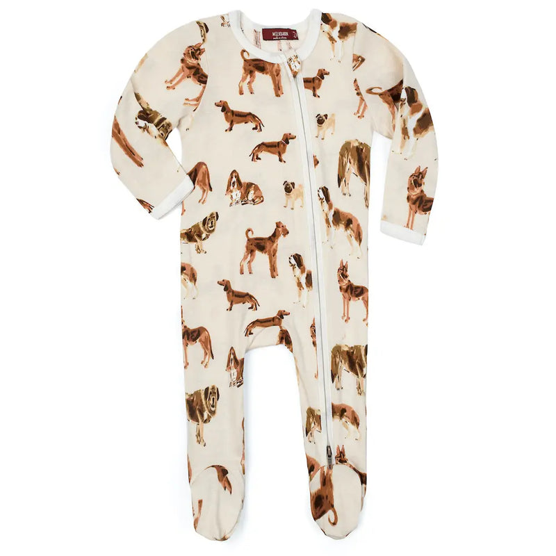 Natural Dog Organic Footed Romper
