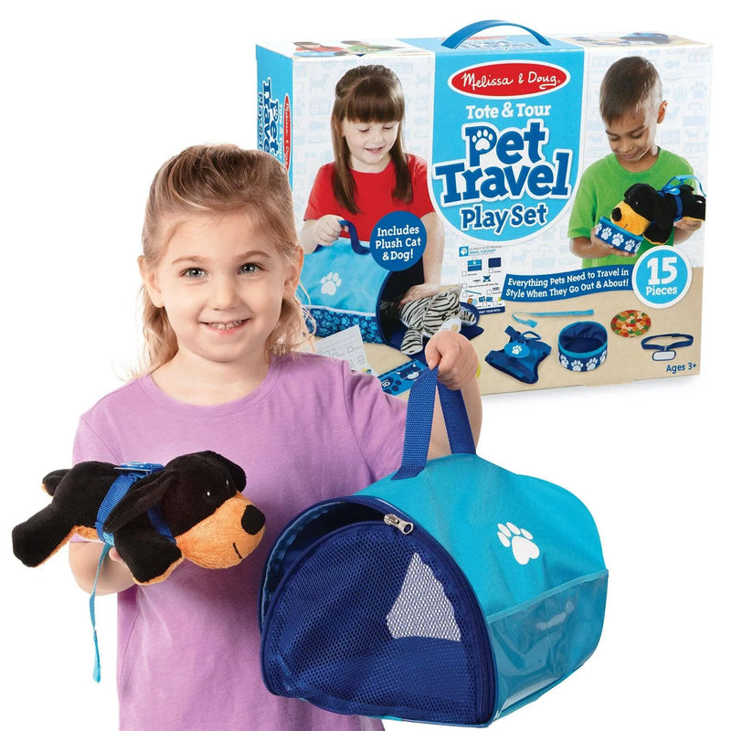 Tote & Tour Pet Travel Play Set