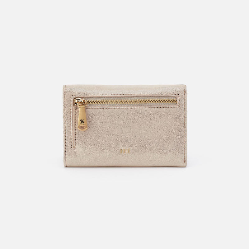 Jill Trifold Wallet Sand Shimmer