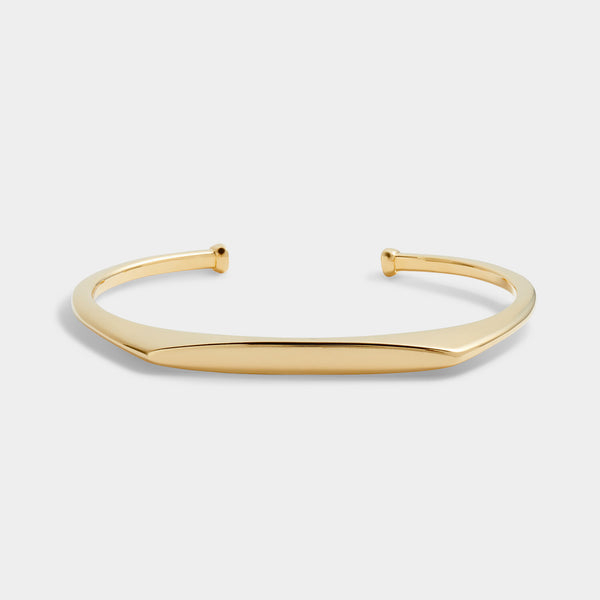 Signet Waterproof Gold Bangle