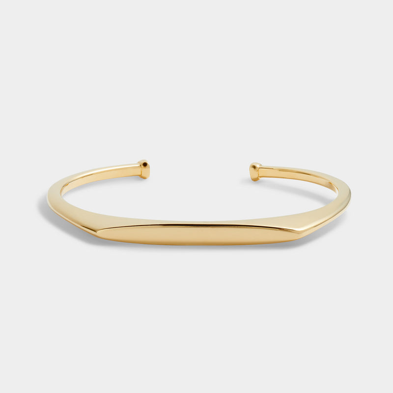 Signet Waterproof Gold Bangle