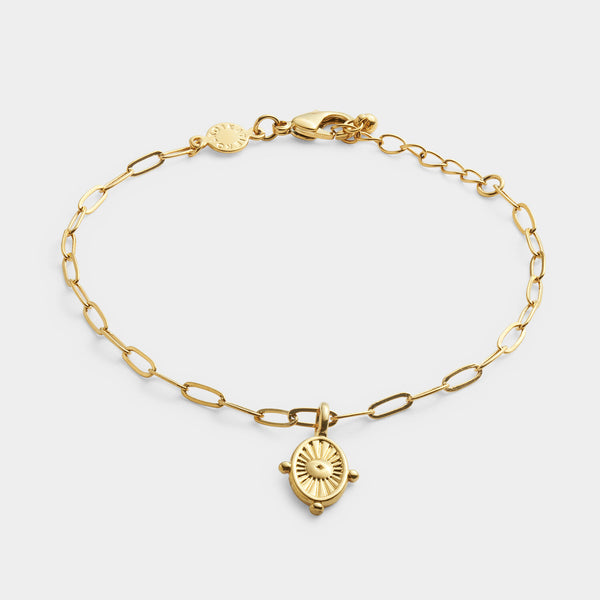 Talis Waterproof Gold Charm Bracelet