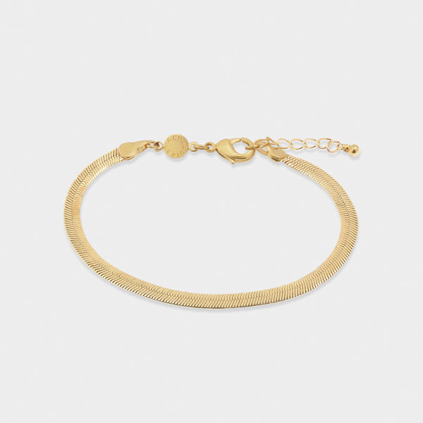 Ciana Waterproof Gold Snake Chain Bracelet