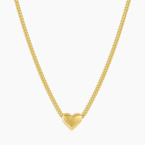 Lou Heart Charm Necklace