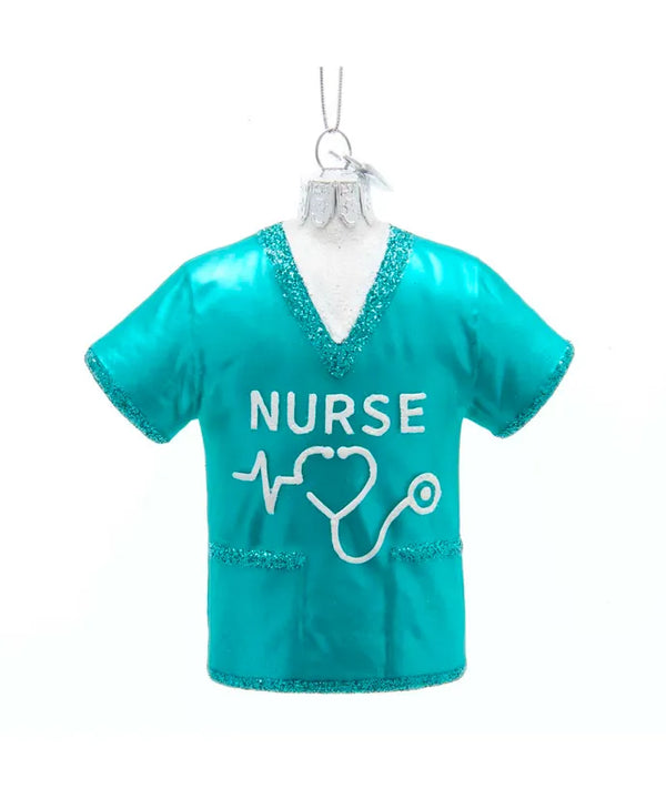 4.25" Noble Gems Nurse Scrubs Shirt Ornament